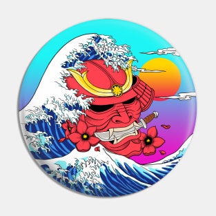 SAMURAI WAVES Pin