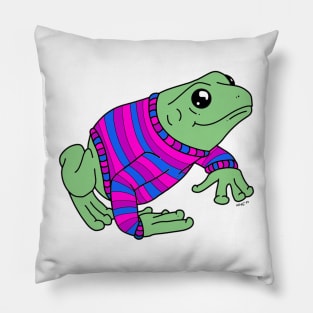 Bisexual Frog Pillow