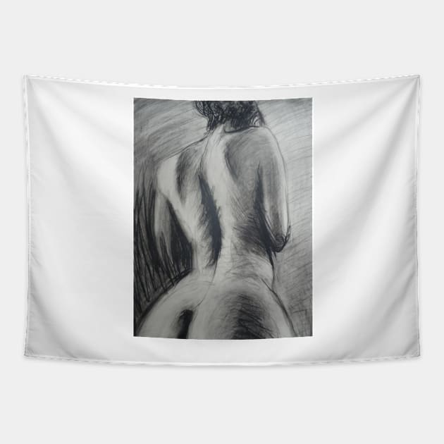 Hera - Female Nude Tapestry by CarmenT