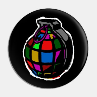 Peace grenade Pin