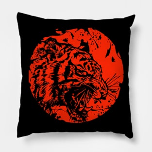 Grin of a Tiger Pillow
