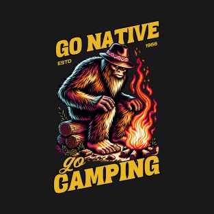 Go Native Go Camping T-Shirt