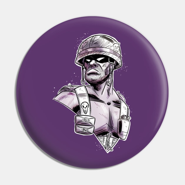 Ghost Soldier Pin by Mason Comics