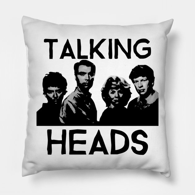 talking heads Pillow by Verge of Puberty