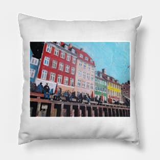 Nyhavn, Copenhagen Pillow