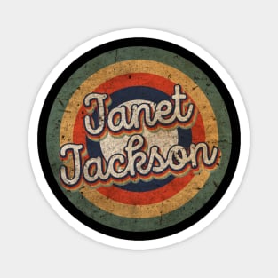 Janet Name Personalized Jackson Vintage Retro 60s 70s Birthday Gift Magnet