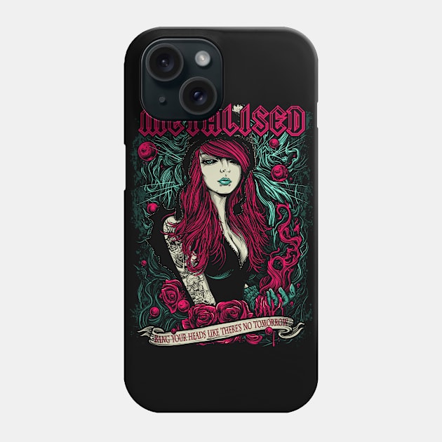 Metalised Maiden Phone Case by Metalised