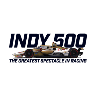 Indy Greatest Spectacle (blue text) T-Shirt