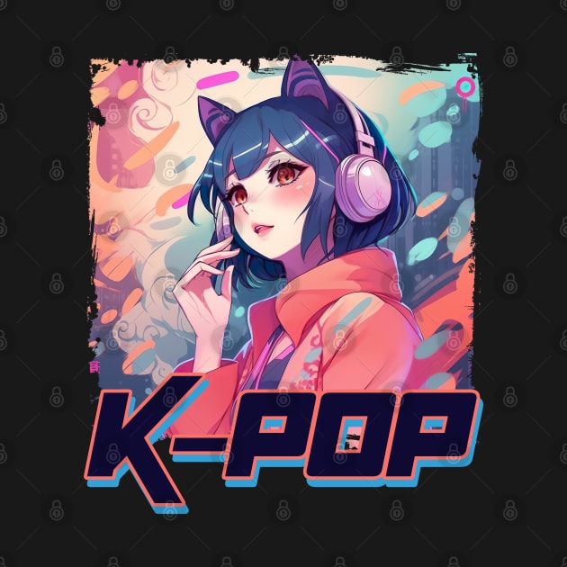 K-Pop Music Album Cover - Anime Shirt by KAIGAME Art