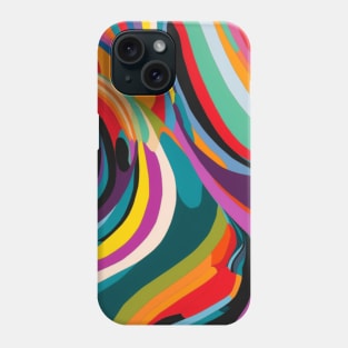 Colorful Swirl Abstract Pattern Phone Case