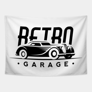 Retro Garage Tapestry