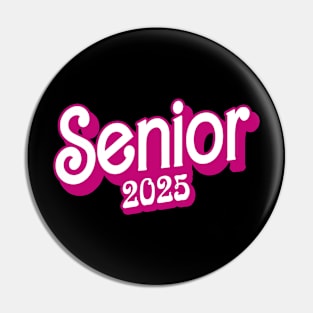 Retro Class of 2025 Senior Graduation Vintage Funny Seniors 2025 Pin