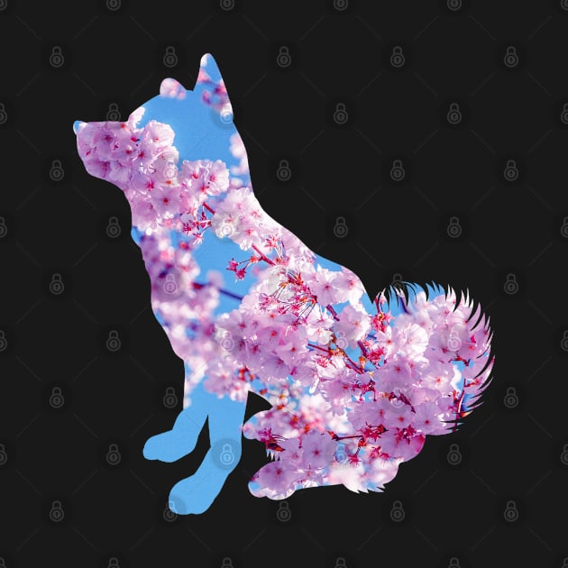 Cherry Blossom (Sakura) Dog by MilotheCorgi