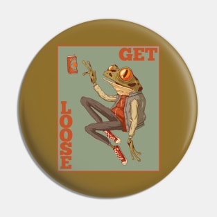 Get Loose Frog Pin