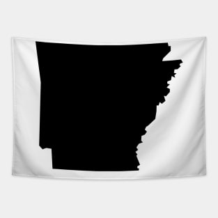 Arkansas map in black Tapestry