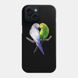 Bird lover budgie love valentines gift Phone Case
