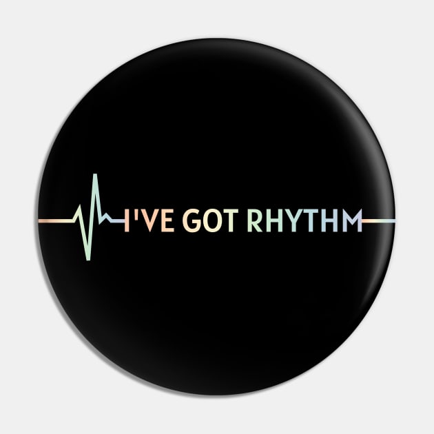 Cardiologists know the rhythm of the heart - rainbow Pin by MedicineIsHard