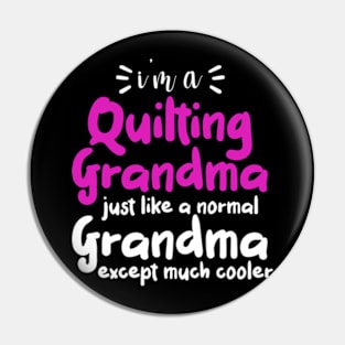 Quilt Shirts Quilting Grandma Tees Yarn Women Hobby Quilter Pin