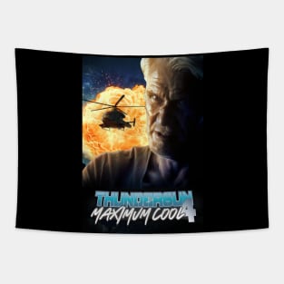 Thundergun 4 - Maximum Cool Movie Poster Tapestry