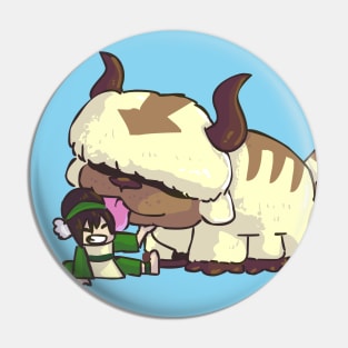 Bison Kisses Pin