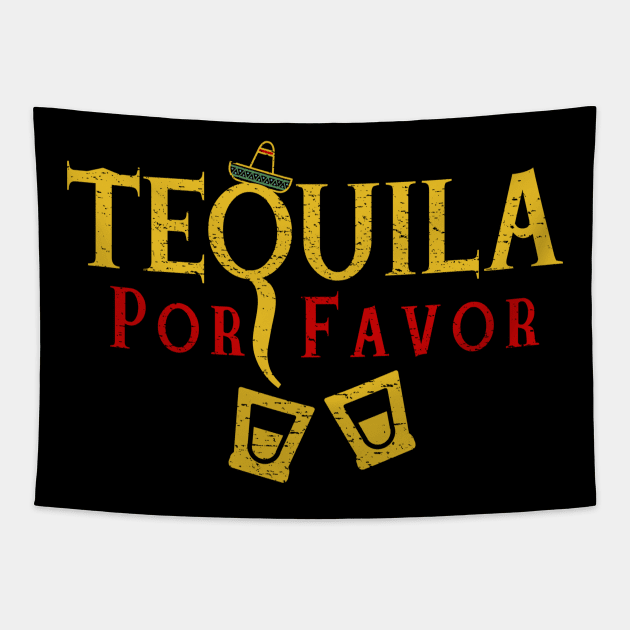 Tequila Por Favor Cinco De Mayo - Cinco De Drinko - Outfit Tapestry by Bazzar Designs