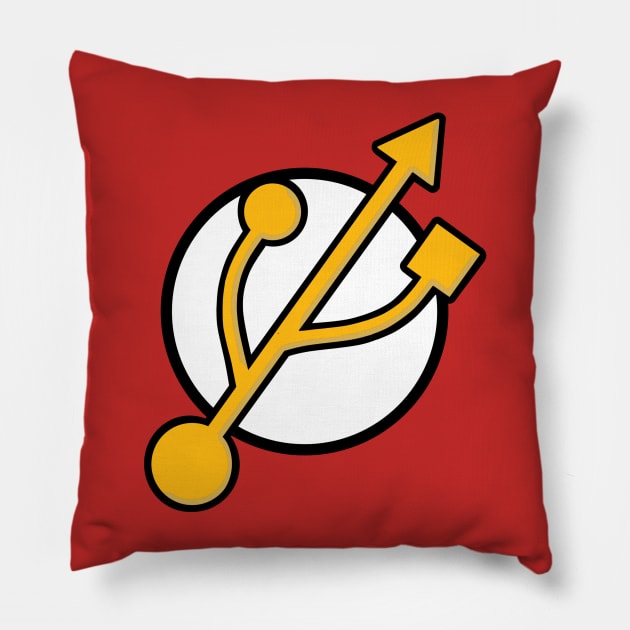 The Flash 2.0 Pillow by AngryMongoAff