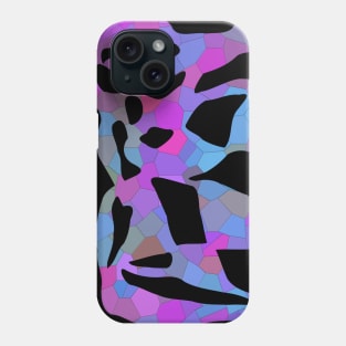 Silhouette Design Abstract Maze Geometric Abstract Colours Phone Case