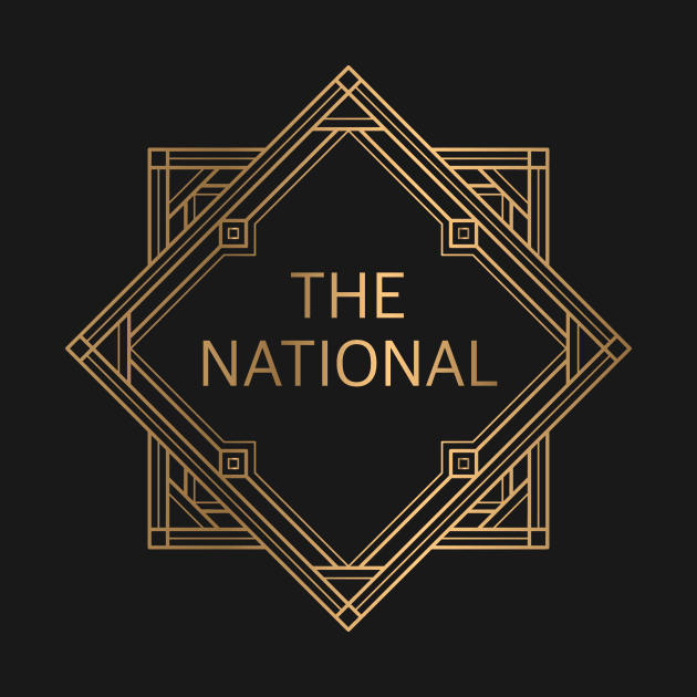 The National Band Logo Art Deco by TheN