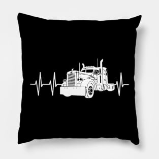 Truck heart beat Pillow
