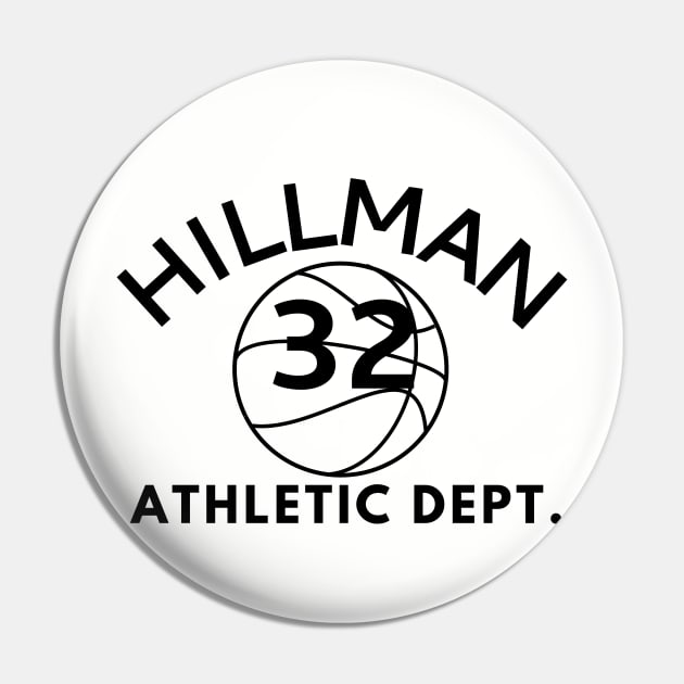 Hillman Athletic Dept. Pin by AlmostMaybeNever