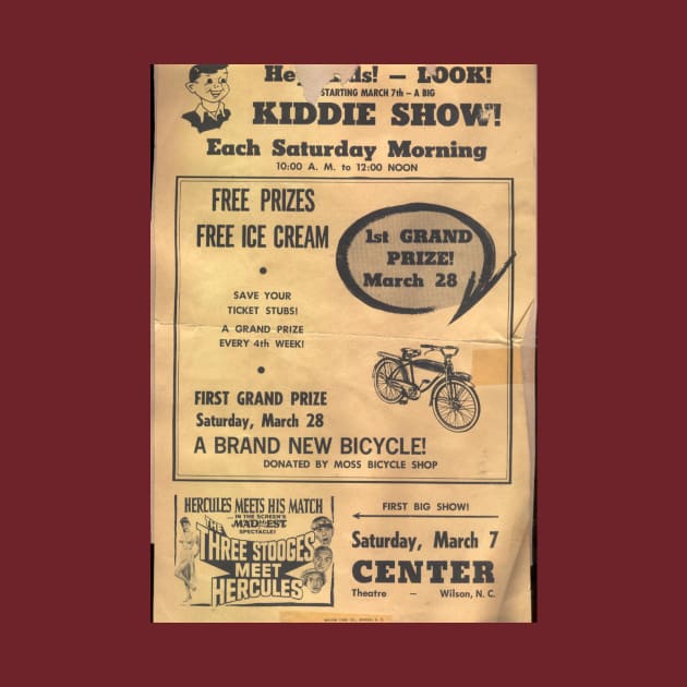 Center Theater Kiddie Matinee Flyer by greenporker