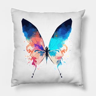 Butterfly Wild Nature Animal Colors Art Pillow