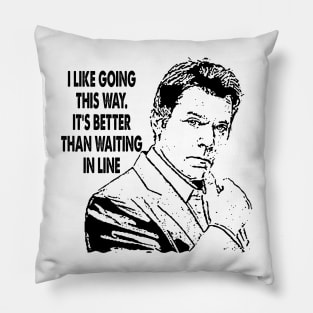 Joe pesci vintage movie i like going this way Pillow