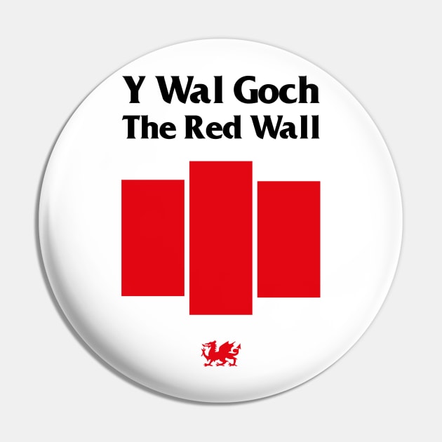 Wales football — Y Wal Goch / The Red Wall Pin by Wales Football Store