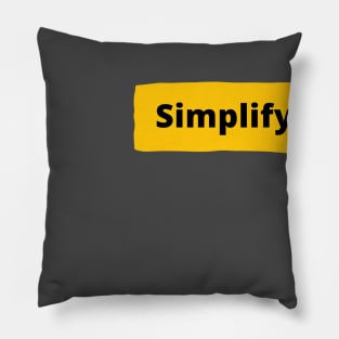 Simplify And Minimal Pillow