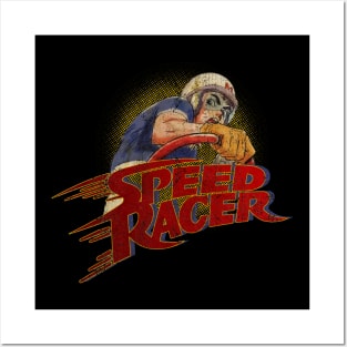 Speed Racer Black and White Design Poster for Sale by Persona