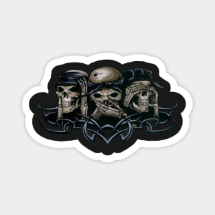 Hear No Evil Speak No Evil See No Evil Magnet