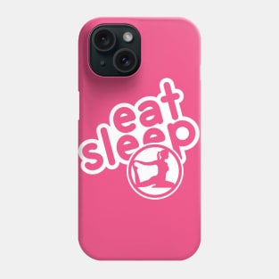 Eat Sleep Yoga - white Phone Case