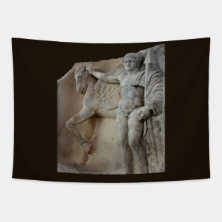 Mythical Horse Creature Ancient Statue Aphrodisias Cut Out Tapestry
