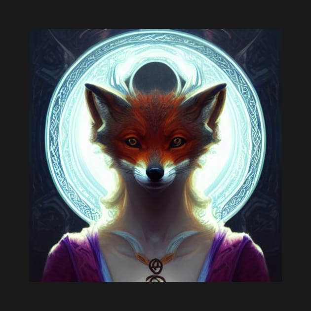 Celtic Fox God by Colin-Bentham