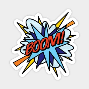 Comic Book Pop Art BOOM Magnet