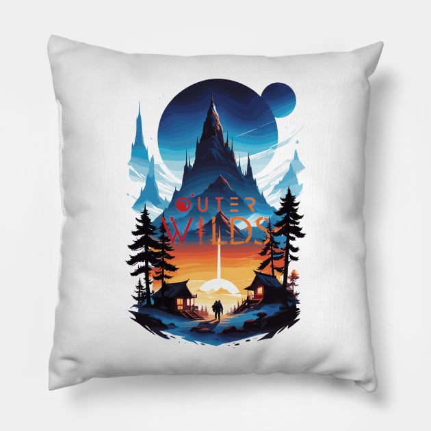 Outer Wilds Pillow by aswIDN