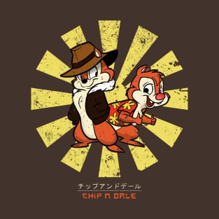 Chip N Dale Retro Japanese T-Shirt