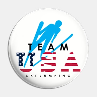 Ski Jumping USA Pin