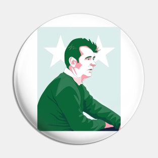 Brian Clough Legend Portrait Pin