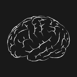 Brain ( White ) T-Shirt