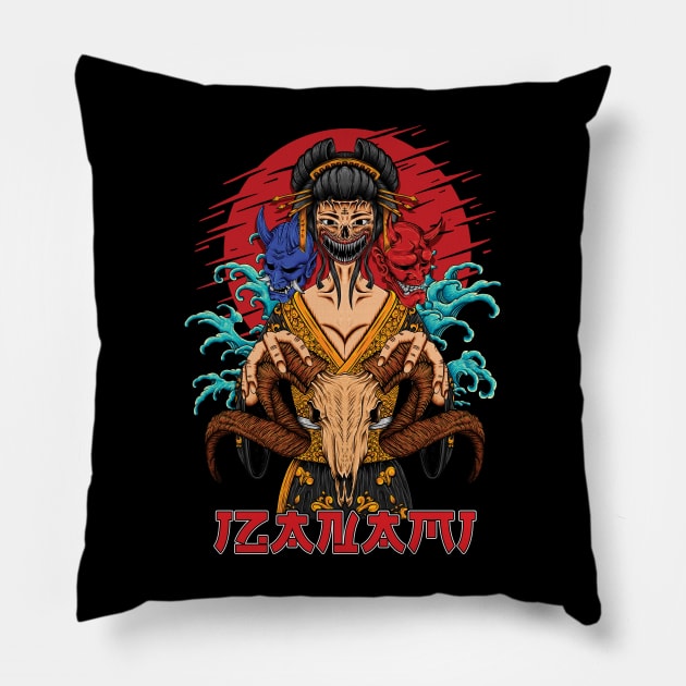 Izanami Pillow by fauzanfarhn