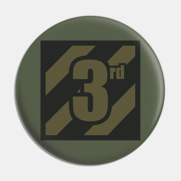 3rd Infantry Division Pin by TCP