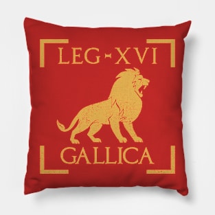 Legio XVI Gallica Lion Emblem Roman Legion Pillow