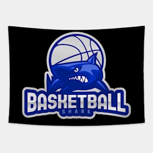 Basketball Shark Tapestry